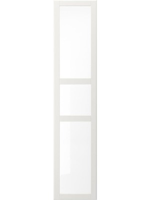 Gardırop Kapağı, Cam-Beyaz, 50X229 cm
