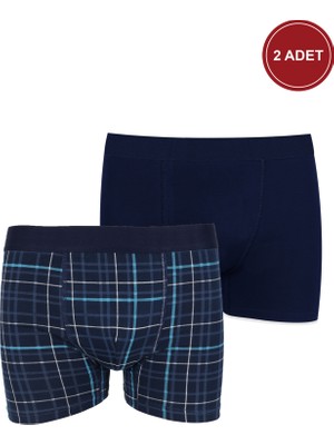 Koza İç Giyim Erkek 2'li Pamuklu Likralı Boxer