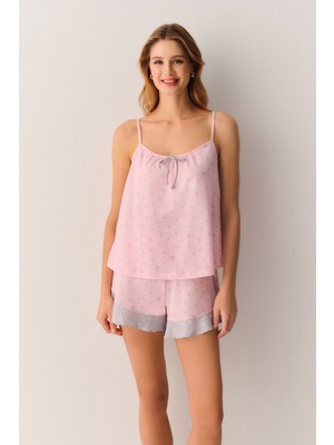 Suwen Lovina Atlet Şort Pijama Takımı