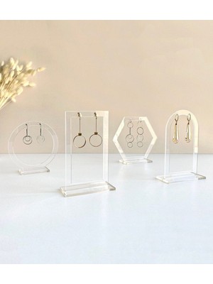 UltraMint 4'lü Küpe Standı Seti, Şık ve Pratik Takı Düzenleyici