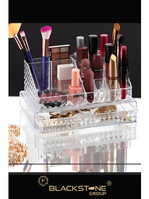 UltraMint Akrilik Çekmeceli Makyaj Organizeri, Şeffaf ve Fonksiyonel Tasarım