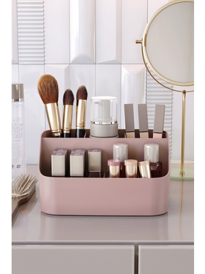 UltraMint Papatya Temalı Rose Gold Makyaj ve Kozmetik Düzenleyici Organizer
