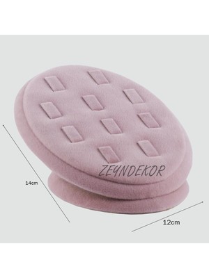 UltraMint Şık Oval Yüzüklük, Renkli ve Zarif Takı Saklama Çözümü