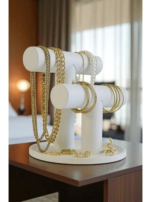 UltraMint Şık Dekoratif Takı Standı, Bilezik, Kolye ve Yüzük Organizeri