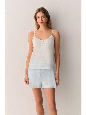 Suwen Cute Atlet Şort Pijama Takımı