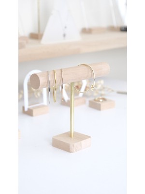 UltraMint Ahşap Takı ve Bileklik Vitrin Standı, Şık ve Pratik Sunum