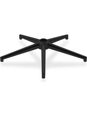 Kayaofis Siyah Metal Konik Yıldız Ayak