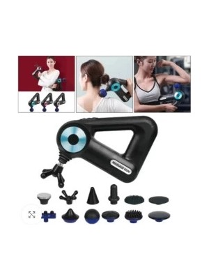 Eco Port 12 Başlıklı Profesyonel Masaj Sı Sporcu Masaj Aleti Seti  6 Hızlı Şarjlı Masaj