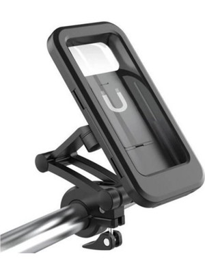 Eco Port Gidon Bağlantılı Su Geçirmez Mıknatıslı Motorsiklet Telefon Tutucu