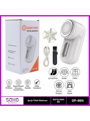 Eco Port Şarjlı Tiftik Beyaz