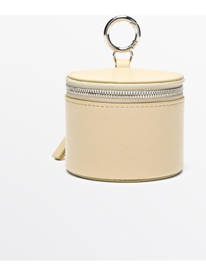 UltraMint Şık Yuvarlak Mücevherli Deri Çanta, Zarif ve Modern Tasarım