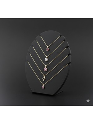 UltraMint Çoklu Kolye Manken Takı Standı, 3D Baskı Dekoratif Organizer