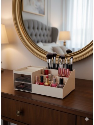 UltraMint Çekmeceli Makyaj Organizeri, Takı ve Parfüm Saklama Kutusu