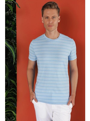 Efor Ts 851 Mavi Spor T-Shirt