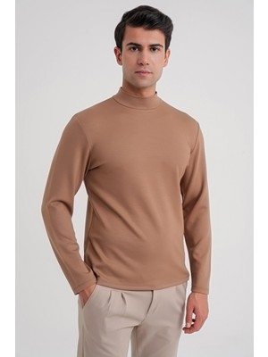 Efor Ts 894 T-Shırt Slim Vizon Casual