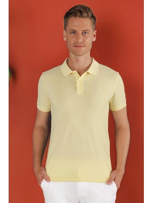 Efor Ts 845 Sarı Spor T-Shirt