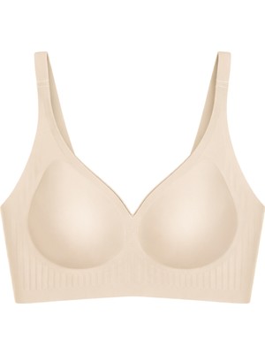 Cottonhill Seamless Bra - Slight | Ten Lazer Kesim Dikişsiz Dilim Detaylı Balensiz Kadın Sütyen