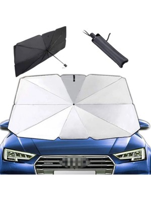 Eco Port Araba Güneş Gölge Koruyucu Şemsiye Oto Ön Cam GÜNEŞLIK(145CM*79CM)
