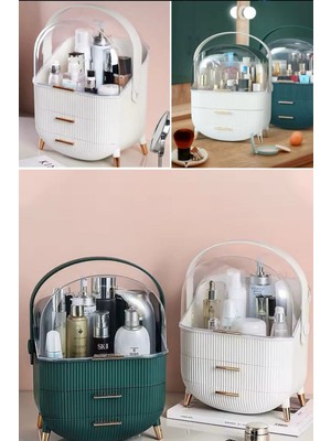 UltraMint Su Geçirmez Büyük Boy Makyaj Organizer Kozmetik Saklama Kutusu