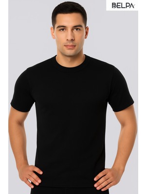 Belpa Ersa Iç Giyim Ribana Sıfır Yaka Yarım Kol Erkek Atlet 6'lı