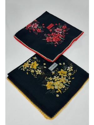 Eripek Oyalı Organik - 2\'li Set-  Pamuklu Yazma  0606132 03