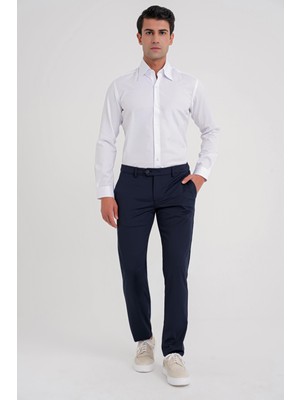 Efor Gk 742 Gömlek Slim Beyaz Klasik