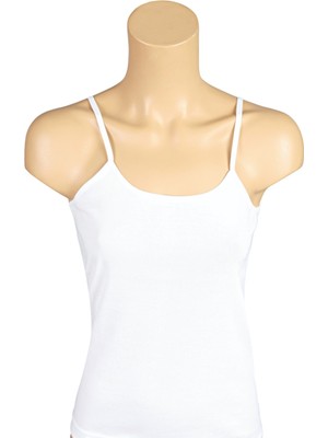 Belpa Akpınar Çamaşırları Kadın Ip Askılı Atlet 6'lı %100 Pamuklu