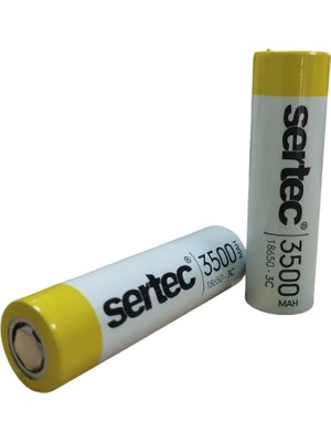 Eco Port Sertec 18650 3.7V 3500 Mah 3c Li-Ion Şarjlı Pil