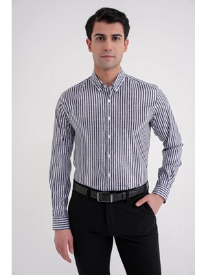 Efor G 1598 Gömlek Slim Siyah