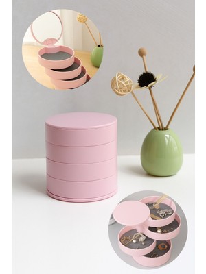 UltraMint Çok Bölmeli Dönen Takı Kutusu, Şık ve Kullanışlı Depolama Çözümü