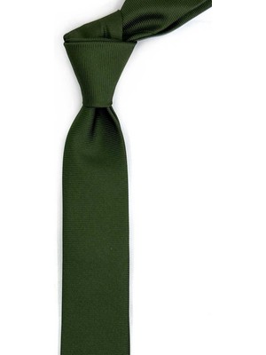 Kravatkolik 4.7 cm Yeşil Düz Ultra Slim Kravat İK2322