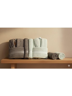 Özdilek Colourıst Gümüş-Su Yeşilı Aile Seti