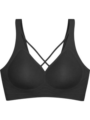 Cottonhill Beauty Cottonhill Seamless Bra - Zero Feel | Siyah Lazer Kesim Dikişsiz Ultra Hafif Balensiz Kadın Sütyen