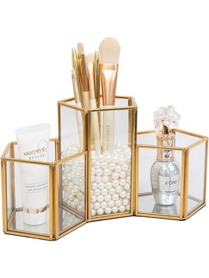 UltraMint Pratik ve Şık Pirinç Makyaj Organizer, Düzenli Kullanım Için Ideal Seçim