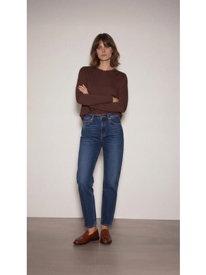 Babokah Premium Pamuk Likralı Uzun Kol Kadın Tshirt