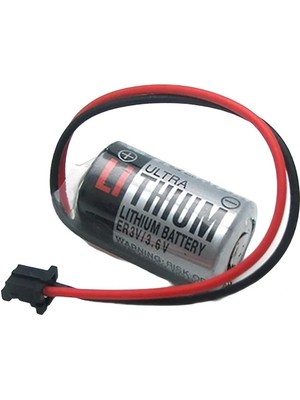 Eco Port Toshıba ER3V 3.6V 1/2AA Size Lithium Pil - Siyah Soket