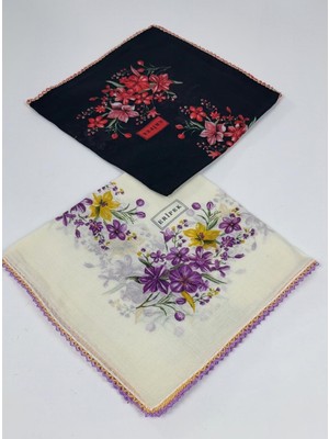 Eripek Oyalı Organik - 2\'li Set-  Pamuklu Yazma  0606132 01