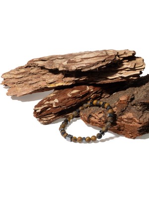 Pierre Cardin Erkek Kahverengi Taş Bileklik 50318496-400