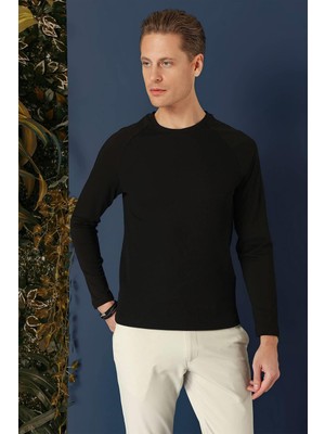 Efor TS 872 Slim Fit Siyah Spor T-Shirt