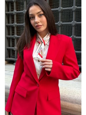 Vuntal Butik Blazer Takım Elbise Tek Düğme Ceket Pantolon