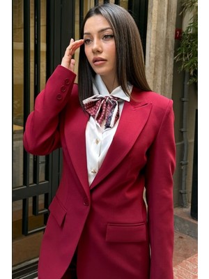 Vuntal Butik Blazer Takım Elbise Tek Düğme Ceket Pantolon
