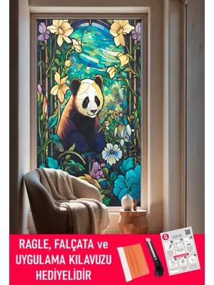 Dege Home Şeffaf, Desen Baskılı, Yapışkanlı Folyo. Duşakabin, Balkon, Mutfak, Banyo, Ofis Camı. Desen NO:13003