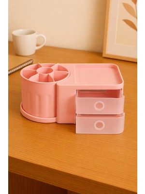 UltraMint Plastik Çekmeceli Masaüstü Organizer Takı ve Aksesuar Saklama Kutusu