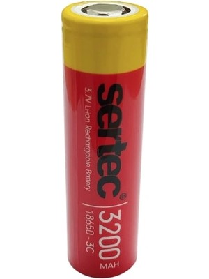 Eco Port Sertec 18650 3.7V 3200 Mah 3c Li-Ion Şarjlı Pil