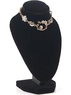 UltraMint Kadife Kumaşlı Kuyumcu Vitrin Aksesuar Standı 10X16CM, Şık ve Zarif Tasarım