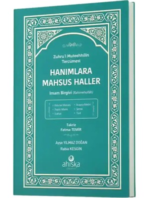 Ahıska Yayınevi Hanımlara Mahsus Haller Rabia Kesgin 304 Sayfa Ciltli Türkçe Kitap