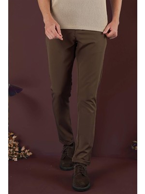 Efor P 1135 Slim Fit Tütün Spor Pantolon