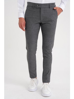 Efor P 1086 Slim Fit Füme Spor Pantolon