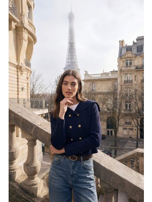 DeFacto Regular Fit Şal Yaka Triko Hırka G7961AX26SP