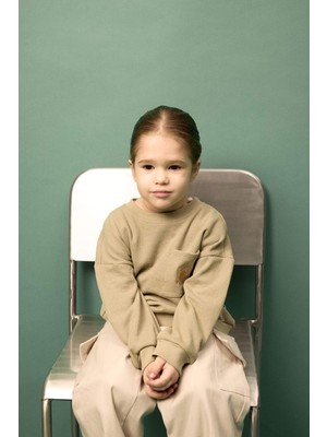 DeFacto Baskılı Waffle Sweatshirt Erkek Bebek G6386A526SP